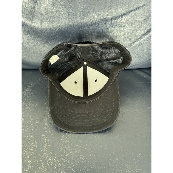 Dolls Kill Men's Trucker Hat Mesh Snapback Cap Embroidered Black One Size - Picture 2 of 2